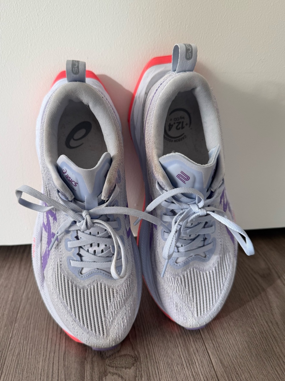 ASICS Superblast 2 Running Shoes in Edo Purple and Red